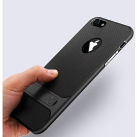 VAKU ® Apple iPhone 6 / 6S Royle Case Ultra-thin Dual Metal + inbuilt Stand Soft / Silicon Case