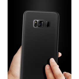 Vaku ® Samsung Galaxy S8 Feather Series Paper-Thin Ultra-Light Matte Finish PC Back Cover Black