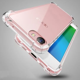 Vaku ® Oppo F1S PureView Series Anti-Drop 4-Corner 360° Protection Full Transparent TPU Back Cover Transparent
