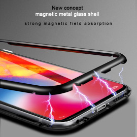 Vaku ® OPPO F9 / F9 Pro Electronic Auto-Fit Magnetic Wireless Edition Aluminium Ultra-Thin CLUB Series Back Cover