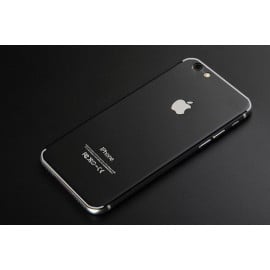 Dr. Vaku ® Apple iPhone 7 3D Full Protection 0.2mm 9H Hardness Titanium Alloy Tempered Glass Front + Back for Front + Back Jet Black