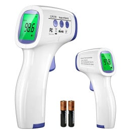 DR VAKU ® Infrared Digital Temperature Gun, Resolution Infrared Thermometer, Multi-Purpose, Wide Range, Non-Contact [With Free Battery]