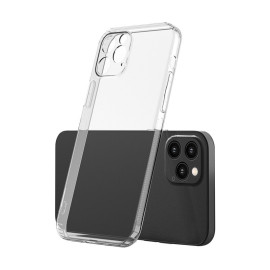 Luxos ® Compatible For iPhone 12 Pro Camera Lens Silicon Protection Transparent TPU Back Cover
