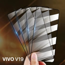Dr. Vaku ® Vivo V19 Soft Side Edge Ultra-Strong  Full Screen Tempered Glass - Front