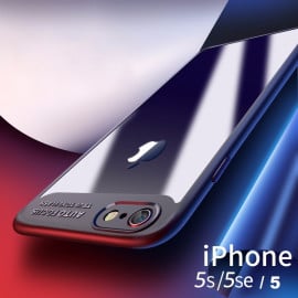 Vaku ® Apple iPhone 5 / 5S / 5 SE Kowloon Series Top Quality Soft Silicone  4 Frames plus ultra-thin case transparent cover