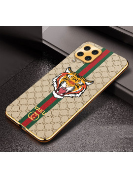 Vaku ® Samsung Galaxy M53 Lynx Leather Stitched Gold Electroplated Soft TPU Back Cover Case