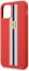 Ferrari ® For Apple iPhone 11 Pro Max White Stripe Liquid Silicon Velvet-Touch Silk Finish Shock-Proof Back Cover