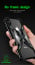 Vaku ® Apple iPhone X / XS Luminous Batmask Magnetic Metal Shock-Proof Anti-Fall Bumper Back Cover