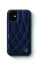 Mercedes Benz ® Apple iPhone 11 Bow Line Quilted Perforated Leather Back Cover