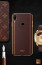 Vaku ® Xiaomi Redmi Note 7 / Note 7 Pro / Note 7S Vertical Leather Stitched Gold Electroplated Soft TPU Back Cover