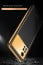 Vaku ® Xiaomi Poco X4 Pro Luxemberg Series Leather Stitched Gold Electroplated Soft TPU Back Cover