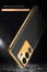 Vaku ® Vivo V29 5G Luxemberg Leather Pattern Gold Electroplated Soft TPU Back Cover