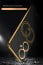 Vaku ® Vivo Y27 Skylar Leather Pattern Gold Electroplated Soft TPU Back Cover