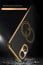 Vaku ® Oppo A17 Skylar Leather Pattern Gold Electroplated Soft TPU Back Cover