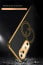 Vaku ® Vivo V40 5G Skylar Leather Pattern Gold Electroplated Soft TPU Back Cover