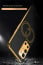 Vaku ® OnePlus 9R Skylar Leather Pattern Gold Electroplated Soft TPU Back Cover