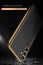 Vaku ® Samsung Galaxy A24 4G Luxemberg Leather Pattern Gold Electroplated Soft TPU Back Cover