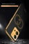 Vaku ® Vivo V25 5G Skylar Leather Pattern Gold Electroplated Soft TPU Back Cover