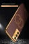 Vaku ® Vivo Y75 4G Skylar Leather Pattern Gold Electroplated Soft TPU Back Cover