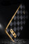 Vaku ® Samsung Galaxy S10e Cheron Series Leather Stitched Gold Electroplated Soft TPU Back Cover