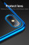 Baseus ® Apple iPhone X / XS Causeway-II Electroplated Metal Series Transparent Back cover