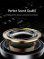 USAMS ® Magnetic Metal Hi-DEF Earphones with Charging Port For iPhone (Black)