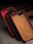 Vorson ® For Apple iPhone 8 Plus Trak Series Sport Textured Leather Dual-Stitching Metallic Electroplated Finish Back Cover