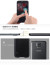 Baseus ® Samsung Galaxy S5 Finder Dot Design S-View Faux Leather Flip Case Flip Cover