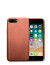 Vorson ® For Apple iPhone 8 Plus Trak Series Sport Textured Leather Dual-Stitching Metallic Electroplated Finish Back Cover