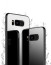 Vaku ® Samsung Galaxy S8 Plus Club Series Ultra-Shine Luxurious Tempered Finish Silicone Frame Thin Back Cover