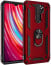 Vaku ® Xiaomi Redmi Note 8 Pro Hawk Ring Shock Proof Cover with Inbuilt Kickstand