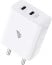 Dr Vaku® Duotex 45W PD Dual Port GaN Charger Type C Adapter for iPhone 16/16 Plus/16 Pro/16 Pro Max, 15/14/13/12 Series, Samsung & All Android Devices USB-C Fast Charger