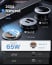 DR VAKU® ESSENVOLT 65W Car Charger Fast Charging Dual Port Type C PD PPS 65W + 18W QC 3.0 USB Compatible with all IOS and Android Devices