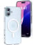 Vaku Luxos ® Apple iPhone 16 Glassy MagPro Clear TPU Shockproof Scratch Resistant, Certified Mag-Safe Military-Grade Protection Back Cover