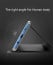 Vaku ® Oppo F9 / F9 Pro Mate Smart Awakening Mirror Folio Metal Electroplated PC Flip Cover