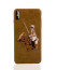 Santa Barbara Polo Club ® Apple iPhone XS Max Jockey Series 3D Embroidered Design Faux Leather Back Cover