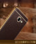 Vaku ® Samsung Galaxy A5 (2017) Leather Stitched Gold Electroplated Soft TPU Back Cover