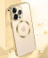 Vaku ® Apple iPhone 14 Pro Luxury Electroplated Magnetic Magsafe TPU Hard Back Cover Case