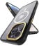 Vaku Luxos ® Apple iPhone 14 / 14 Plus / 14 Pro / 14 Pro Max Translucent MagPro Armor Series Slim Protective Metal Camera Case Back Cover [ Only Back Cover ]