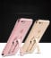 MeePhone ® For Apple iPhone 7 Metal Electroplated Bumper with FullView Transparent Finish + inbuilt Kickstand Back Cover