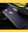 Stellar ® Apple iPhone 6 / 6S G.Lider Ultra-thin Aluminium Metal Bumper Authentic Genuine Leather Back Cover