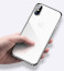 Vaku ® Apple iPhone X / XS Chromaina Wireless Edition Soft Chrome 4 Frames Plus Ultra-Thin Case Glass Cover