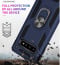 Vaku ® Samsung Galaxy S10 Hawk Ring Shock Proof Cover with Inbuilt Kickstand
