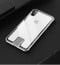 Vaku ® Apple iPhone XS Max Metal Slider Toughened Glass Finish Back Cover