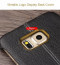 Vorson ® Samsung Galaxy S7 Edge Lexza Series Double Stitch Leather Shell with Metallic Camera Protection Back Cover
