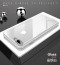Vaku ® Apple iPhone 6/ 6S  GLASSINO Luxurious Edition Soft Silicone 4 Frames Plus Ultra-Thin Case Transparent Cover