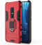 Vaku ® Vivo V20 SE Falcon Metal Ring Grip Kickstand Shockproof Hard Bumper Dual Layer Rugged Case Cover