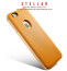 Stellar ® Apple iPhone 6 / 6S G.Lider Ultra-thin Aluminium Metal Bumper Authentic Genuine Leather Back Cover