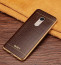 VAKU ® XIAOMI Redmi Note 4 European Leather Stitched Gold Electroplated Soft TPU Back Cover
