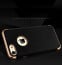 Vaku ® Apple iPhone 7 Altrim Grained Leather Ultra-thin Metal Electroplating Splicing PC Back Cover